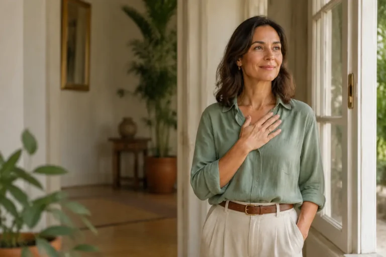 Mulher serena pratica como dizer não sem culpa